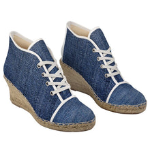 Load image into Gallery viewer, Jeanly Wedge Espadrilles