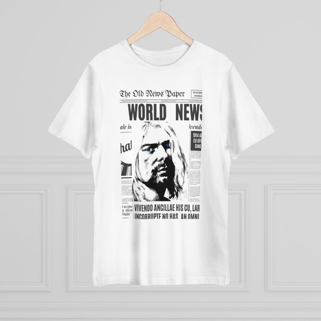 World News KURT COBAIN Unisex Deluxe T-shirt