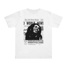 Load image into Gallery viewer, World News BOB MARLEY Unisex Deluxe T-shirt (full face/middle)