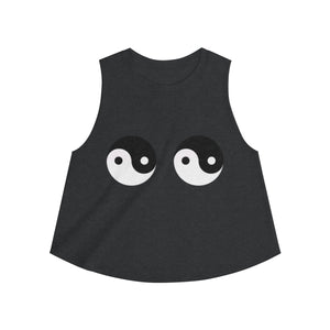 " Perspective " (Yin and Yang) Women's Crop top