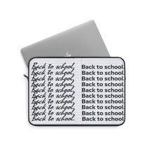 Load image into Gallery viewer, &quot;Back to School&quot; (Cursive x Print) Notebook Paper Laptop Sleeve