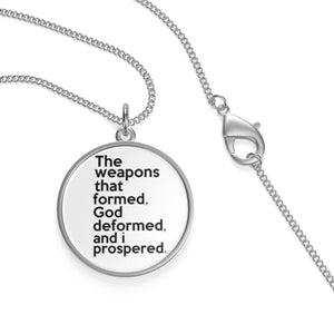 The Weapons That Formed ...sacred reminder Single Loop Necklace