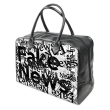 Load image into Gallery viewer, Multi-Stamped &quot;Fake News&quot; Bag Inspired by Saweetie
