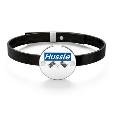 Hussle (To Be Continued) 🌠 Leather/silver Bracelet