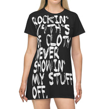 Load image into Gallery viewer, Method Man &amp; Mary J Blige inspired &quot;Rockin&#39; 3/4th&#39;s Of Cloth Never Showin My Stuff Off&quot; T-shirt / dress