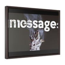 Load image into Gallery viewer, mesSAGE  Horizontal Framed Premium Gallery Wrap Canvas (wall decor)