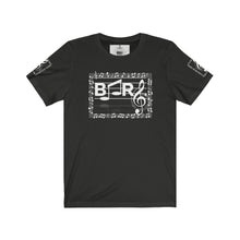 Load image into Gallery viewer, Rockstar &quot; Bars &quot; Unisex Jersey Short Sleeve Tee (white/square)