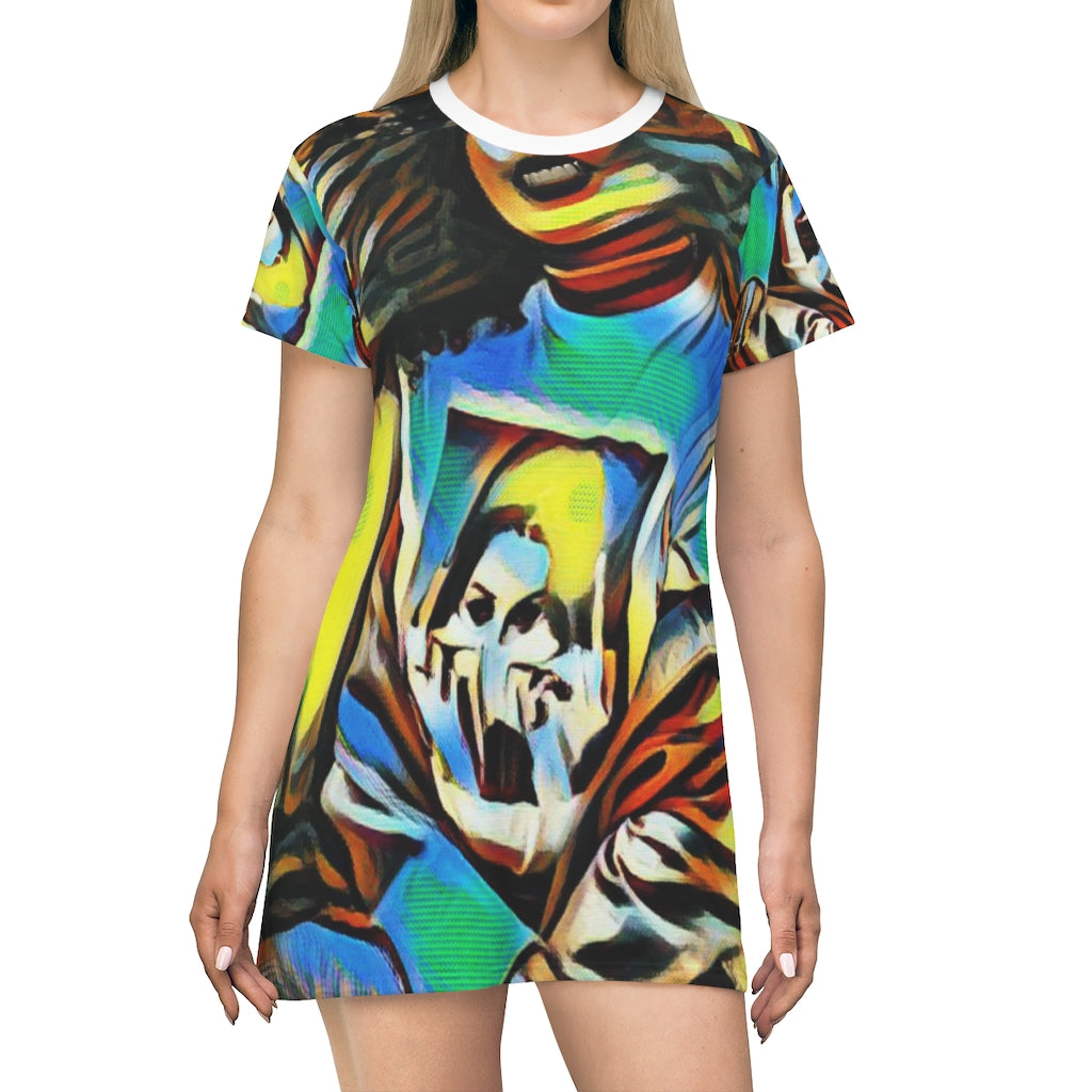Bad Girl, Mean Grills Oversized T-Shirt/T- Dress