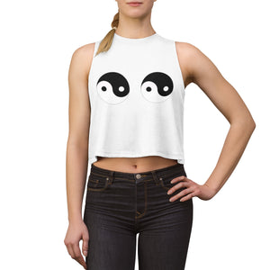 " Perspective " (Yin and Yang) Women's Crop top