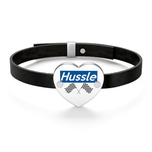 Hussle (To Be Continued) 🌠 Leather/silver Bracelet
