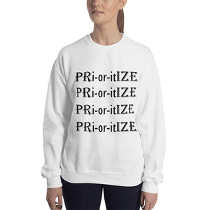 Prioritize for the Prize - Long Sleeve Fitted Crew