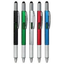 Load image into Gallery viewer, 6-Purpose Pen (ink pen, stylus pen, ruler, leveler, Phillips screwdriver, flat head screwdriver)