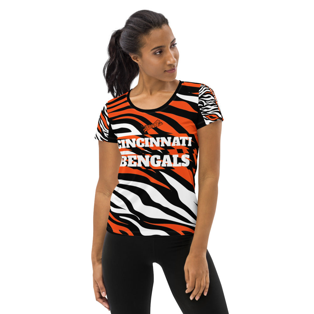 CINCINNATI BENGALS SUPER BOWL / Championship Women's Athletic T-shirt