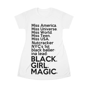 "Miss Black Girl Magic" Long T-Shirt / T-Shirt Dress