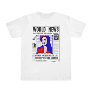 World News AMY WHINEHOUSE Unisex Deluxe T-shirt