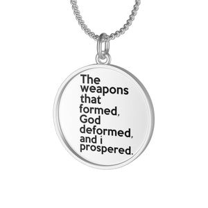 The Weapons That Formed ...sacred reminder Single Loop Necklace
