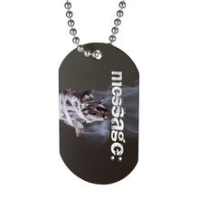 Load image into Gallery viewer, mesSAGE Dog Tag Style Necklace