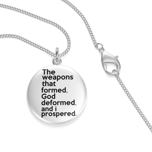 The Weapons That Formed ...sacred reminder Single Loop Necklace