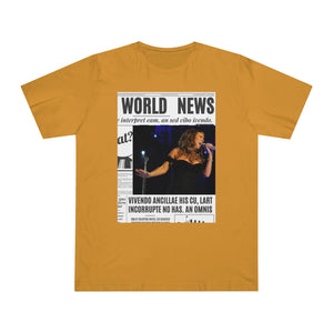 World News MARIAH CAREY Unisex Deluxe T-shirt