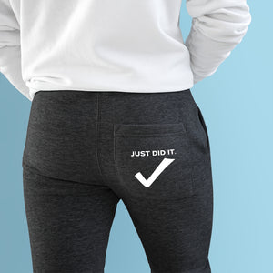 "Just Did It" Nike inspired Premium Fleece Joggers