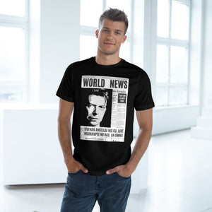 World News DAVID BOWIE Unisex Deluxe T-shirt