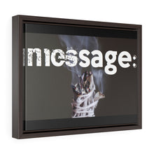 Load image into Gallery viewer, mesSAGE  Horizontal Framed Premium Gallery Wrap Canvas (wall decor)