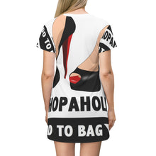 Load image into Gallery viewer, Shopaholic Add to Bag (Red Bottom heels)  T-shirt Dress