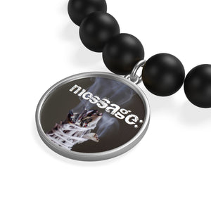 mesSAGE black Onyx mate bracelet