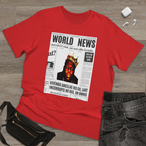 World News BIGGIE SMALLS (opaque) Unisex Deluxe T-shirt