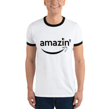 Load image into Gallery viewer, Amazon inspired &quot; amazin&#39; :) &quot; Ringer tee