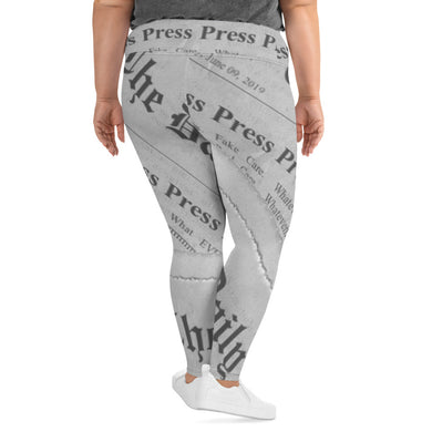 Cardi B inspired Press Press Press Press Press All-Over Print Plus Size Leggings