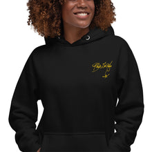 Load image into Gallery viewer, Black Girl Magic (yellow embroidered signature series) Unisex Hoodie