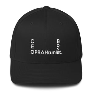 For the aspiring mogul in you: The " Oprahtunist " Structured Twill Cap