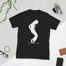 Load image into Gallery viewer, Michael Jackson White Silhouette No Crown short-sleeve unisex tee