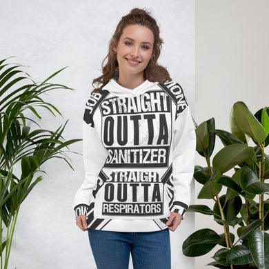 PPE inspired / Straight Outta ( Corona COVID-19 edition ) Unisex Hoodie