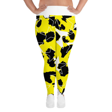 Ani-Star All-Over Print Plus Size Leggings