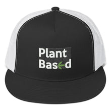 Load image into Gallery viewer, &quot; Plant Based &quot; cannabis CBD  ( white letter ) Trucker Cap
