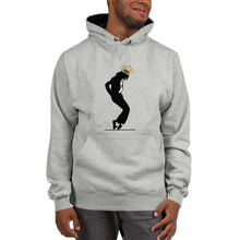 Load image into Gallery viewer, Michael Jackson Black Silhouette Crown on Head Champion™ Hoodie