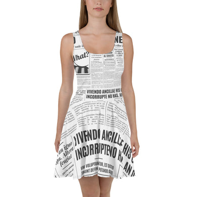 Cardi B inspired Press Skater Dress 🌠