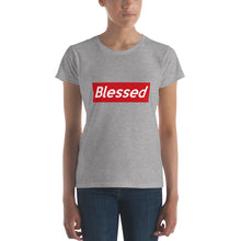 Load image into Gallery viewer, &quot; Blessed&quot; Women&#39;s short sleeve tee