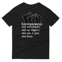 Load image into Gallery viewer, Entrepreneur Magazine inspired (Anvil 980 Unisex) Short-Sleeve T-Shirt w/tie