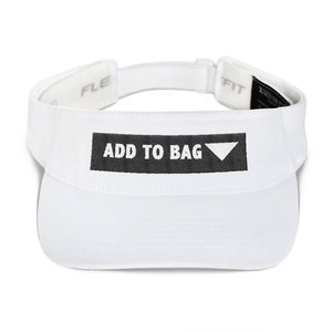 " Add to Bag " (shopping cart button) Visor