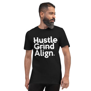 Hustle Grind Align Unisex Anvil 980 T-Shirt inspired by Q-Tip the Abstract