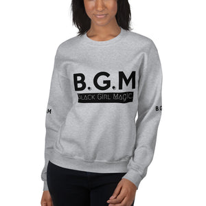 B.G.M Black Girl Magic (black band) Unisex Sweatshirt