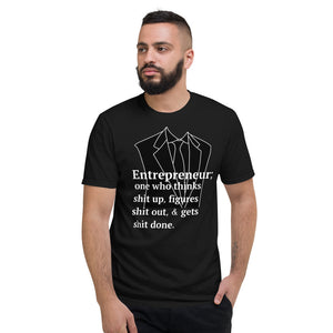 Entrepreneur Magazine inspired (Anvil 980 Unisex) Short-Sleeve T-Shirt w/tie