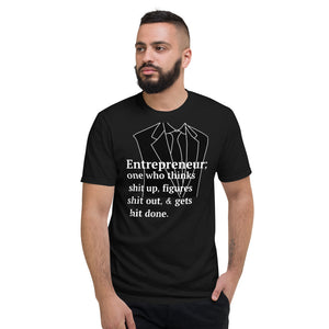 Entrepreneur Magazine inspired (Anvil 980 Unisex) Short-Sleeve T-Shirt w/tie