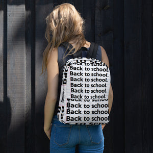 " BACK TO SCHOOL "  Notebook Backpack