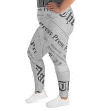 Load image into Gallery viewer, Cardi B inspired Press Press Press Press Press All-Over Print Plus Size Leggings