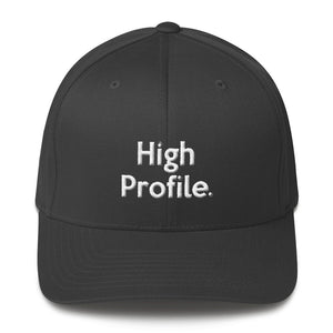 " High Profile" Embroidered Structured Twill Cap