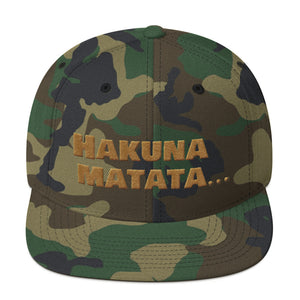" Hakuna Matata " (Lion King inspired)snapback hat